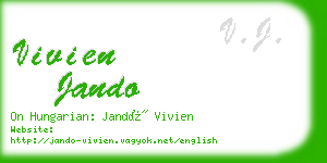 vivien jando business card